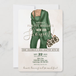新しいジョブシャワー招待状 招待状