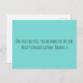 新しいジョブ ポストカード (正面/裏面)