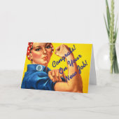 新しいジョブ"川のロージー"グリーティングカード。 カード (正面)