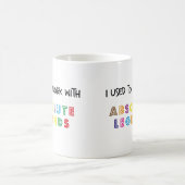 新しいジョブMug、私は絶対伝説を扱うために使用 コーヒーマグカップ (中央)