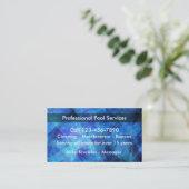 新しいスイミングプールサービス 名刺 (スタンド正面)