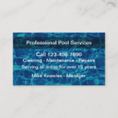 新しいスイミングプールサーモダンビス 名刺 (正面)
