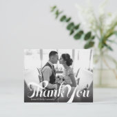 新しいスクリプトサンキュー結婚式招待状 招待状 (スタンド正面)