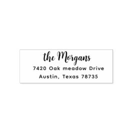 新しいスタイリッシュスクリプト差出人住所自己インキングSta セルフインキングスタンプ