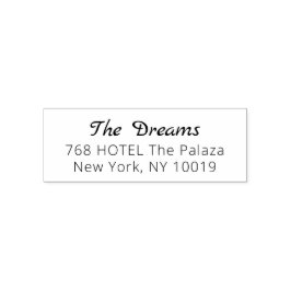 新しいスタイリッシュスクリプト差出人住所自己インキングSta セルフインキングスタンプ