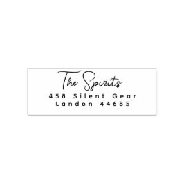 新しいスタイリッシュスクリプト差出人住所自己インキングSta セルフインキングスタンプ