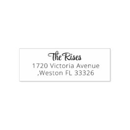 新しいスタイリッシュスクリプト差出人住所自己インキングSta セルフインキングスタンプ