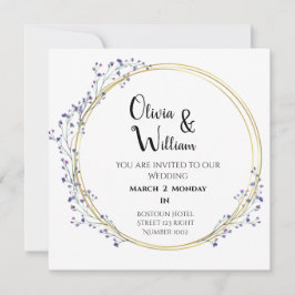 新しいスタイルカード結婚の招待 招待状