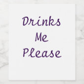 新しいスタイル ワインラベル (シングルラベル)