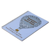 新しいスタッフ歓迎のホットエアバルーン ビジネス ノートブック (左側)