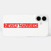 新しいスタッ結婚したプ Case-Mate iPhoneケース (裏面 (横))