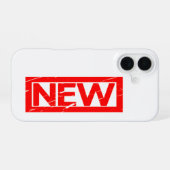 新しいスタンプ iPhone 16ケース (裏面横)