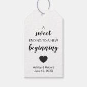 新しいスタートに甘い結末 ウェディングギフト ギフトタグ (正面)