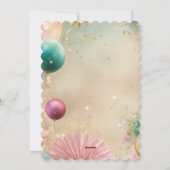 「新しいスタート：幸せな新年をお祈りします！」 シーズンカード (裏面)