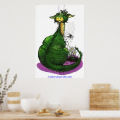 新しいスパーキーのドラゴンポスター ポスター (キッチン)