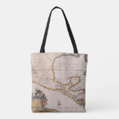 新しいスペイン|Newガリチア及びグアテマラ1625年の地図 トートバッグ (裏面)