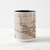 新しいスペイン|Newガリチア及びグアテマラ1625年の地図 マグカップ (中央)