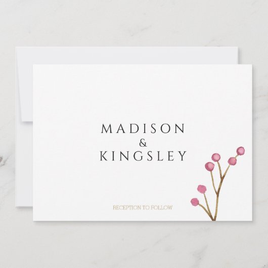 新しいセファンシーンセエレガントショナルで壮観 招待状 (裏面)