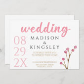 新しいセファンシーンセエレガントショナルで壮観 招待状 (正面/裏面)