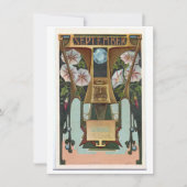 新しいセプテンバースティー〔占星術の〕十二宮図招待状 招待状 (正面)