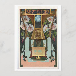 新しいセプテンバースティー〔占星術の〕十二宮図招待状 招待状