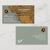 新しいセメントが古い煉瓦壁のハンドマンに仕上がる 名刺 (正面/裏面)