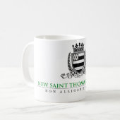 新しいセントトマスのコーヒーのマグ コーヒーマグカップ (正面左)