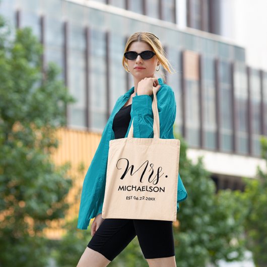 新しいタイポグラフィスクリプト トートバッグ