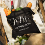 新しいタイポグラフィスクリプト トートバッグ<br><div class="desc">新婚の「ミセス」スクリプトタイポグラフィギフト</div>