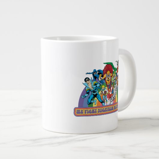新しいタイ10代のタン – 私たちはプライドと一緒に戦う ジャンボコーヒーマグカップ (正面右)