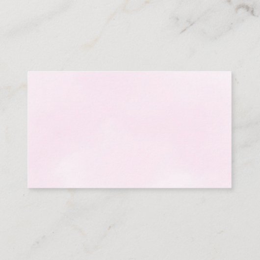 新しいチャプターおむつラッフルガールシャワーピンク エンクロージャーカード (裏面)