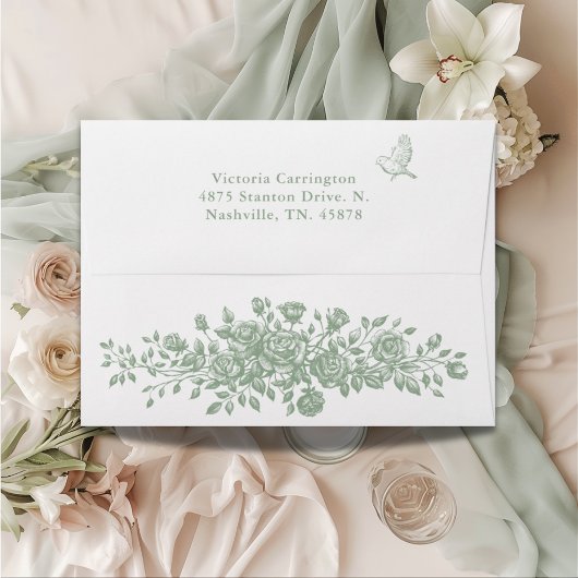 . .新しいチャプターがエレガントなヴィンテージ・ウェディングを開始 招待状