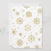 新しいチャプターがクリスマスブックベビーシャワーを始める 招待状 (裏面)