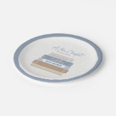 新しいチャプターがストーリーブックのベビーシャワーを開始 ペーパープレート (アングル)