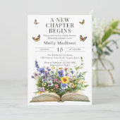 新しいチャプターがストーリーブックのベビーシャワーを開始 招待状 (スタンド正面)