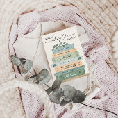 新しいチャプターがストーリーブックのベビーシャワーを開始 招待状