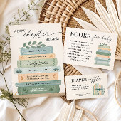 新しいチャプターがストーリーブックのベビーシャワーを開始 招待状