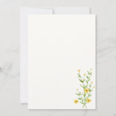 新しいチャプターがフローラハリネズミの赤ちゃんシャワーを始める サンキューカード (裏面)