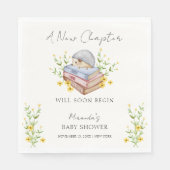 新しいチャプターがフローラハリネズミの赤ちゃんシャワーを始める スタンダードランチョンナプキン (正面)