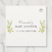 新しいチャプターがフローラハリネズミの赤ちゃんシャワーを始める フェイバータグ (裏面)