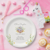 新しいチャプターがフローラハリネズミの赤ちゃんシャワーを始める ペーパープレート (パーティー)