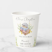 新しいチャプターがフローラハリネズミの赤ちゃんシャワーを始める 紙コップ (正面)