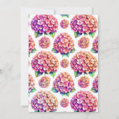 新しいチャプターがブライダルシャワーの招待状を開始 招待状 (裏面)