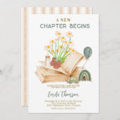 新しいチャプターが赤ちゃんのシャワーを開始 招待状 (正面/裏面)