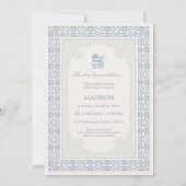 新しいチャプターが赤ちゃんシャワー招待状 サンキューカード (裏面)