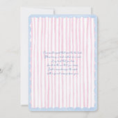 新しいチャプターが赤ちゃんシャワー招待状 招待状 (裏面)