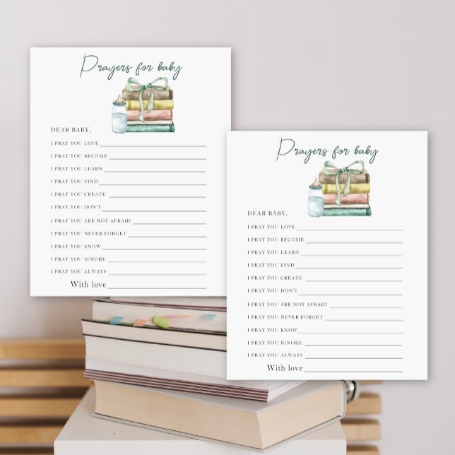 新しいチャプターの赤ちゃんシャワー – ベビーのための祈りの言葉 (クリエイターアップロード済み)