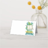 新しいチャプターストーリーブックフードテント座席表 プレイスカード (正面)