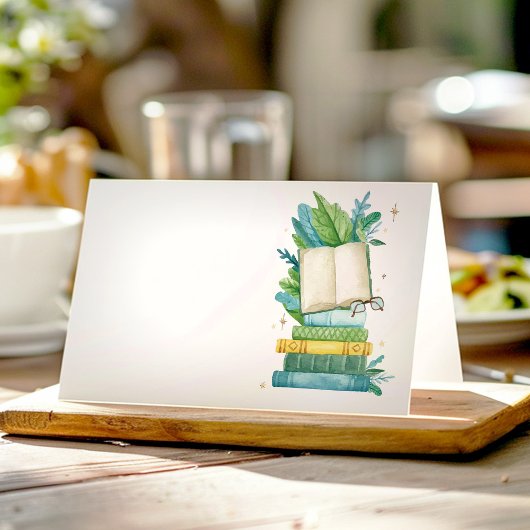 新しいチャプターストーリーブックフードテント座席表 プレイスカード