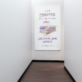 新しいチャプターストーリーブックブックの開始テーマベビーシャワー 横断幕